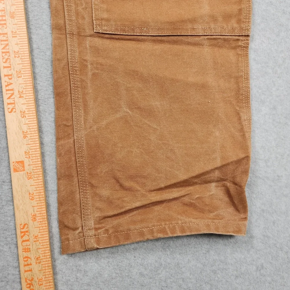Vintage Carhartt Pants 40x32 Brown Double Knee Canvas Utility B01 BRN Union USA